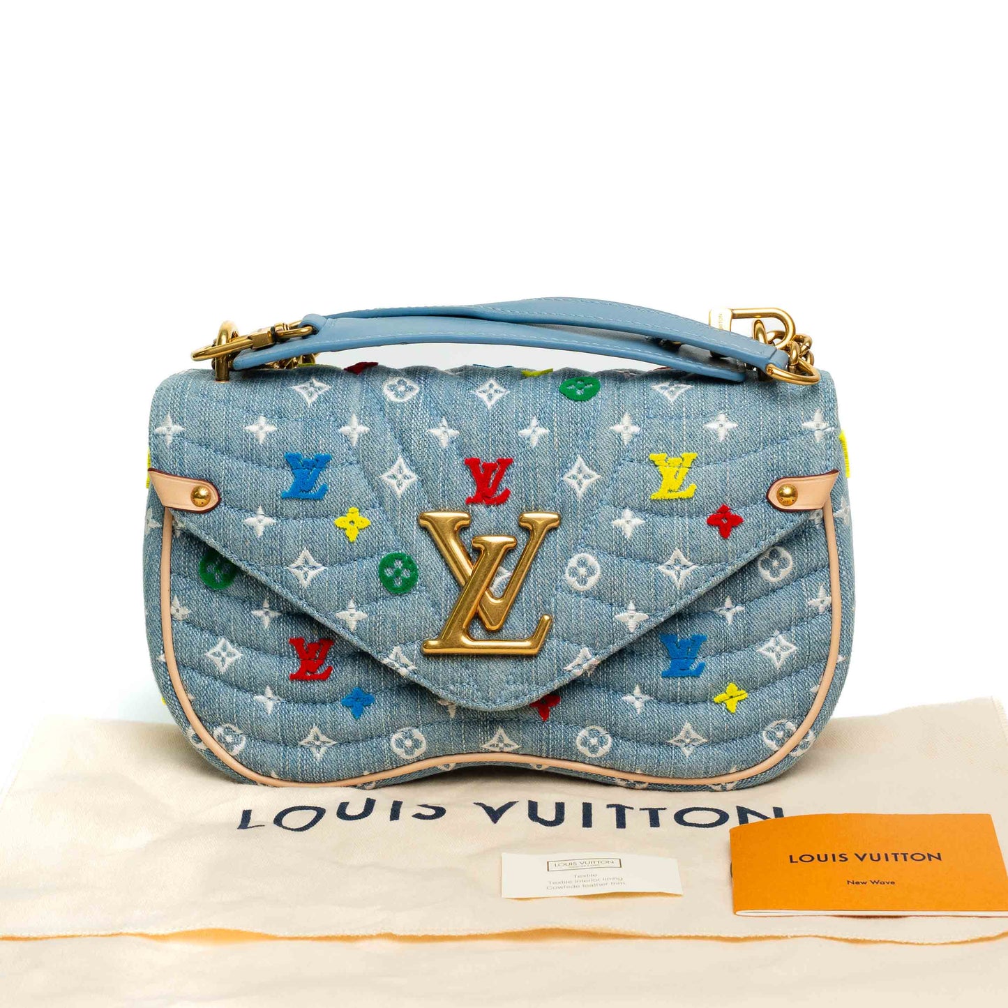 Louis Vuitton Denim New Wave Chain Bag