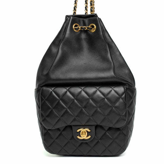 Chanel Seoul Black Quilted Backpack