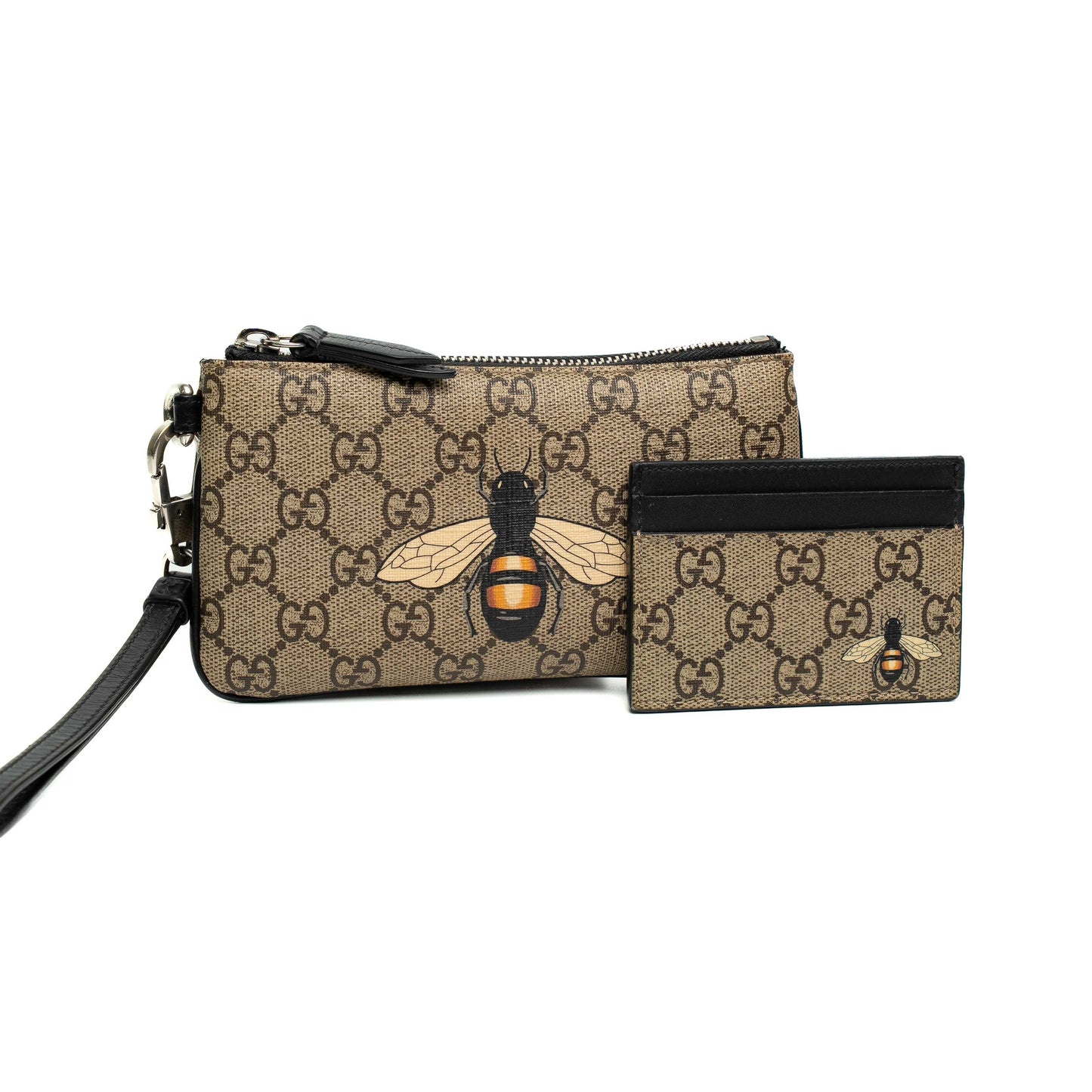 Gucci GG Beige Ivory Chain Wallet