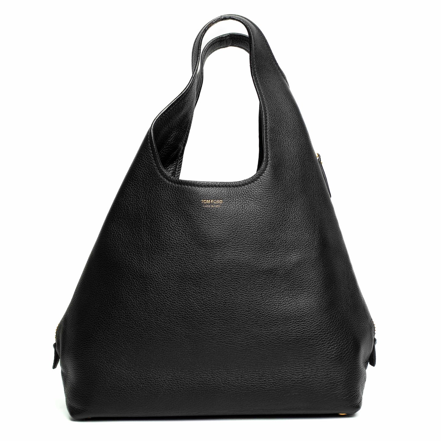 Tom Ford Black Leather Tote Bag
