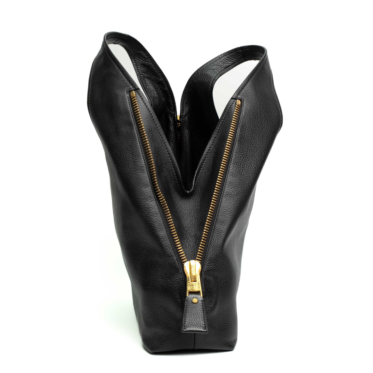 Tom Ford Black Leather Tote Bag
