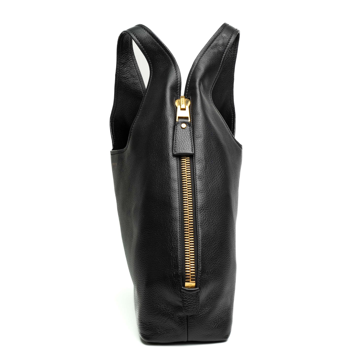 Tom Ford Black Leather Tote Bag