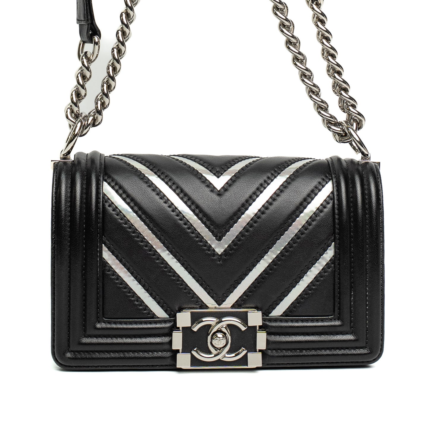 Chanel Boy Chevron Mini Shoulder Bag