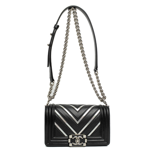 Chanel Boy Chevron Mini Shoulder Bag