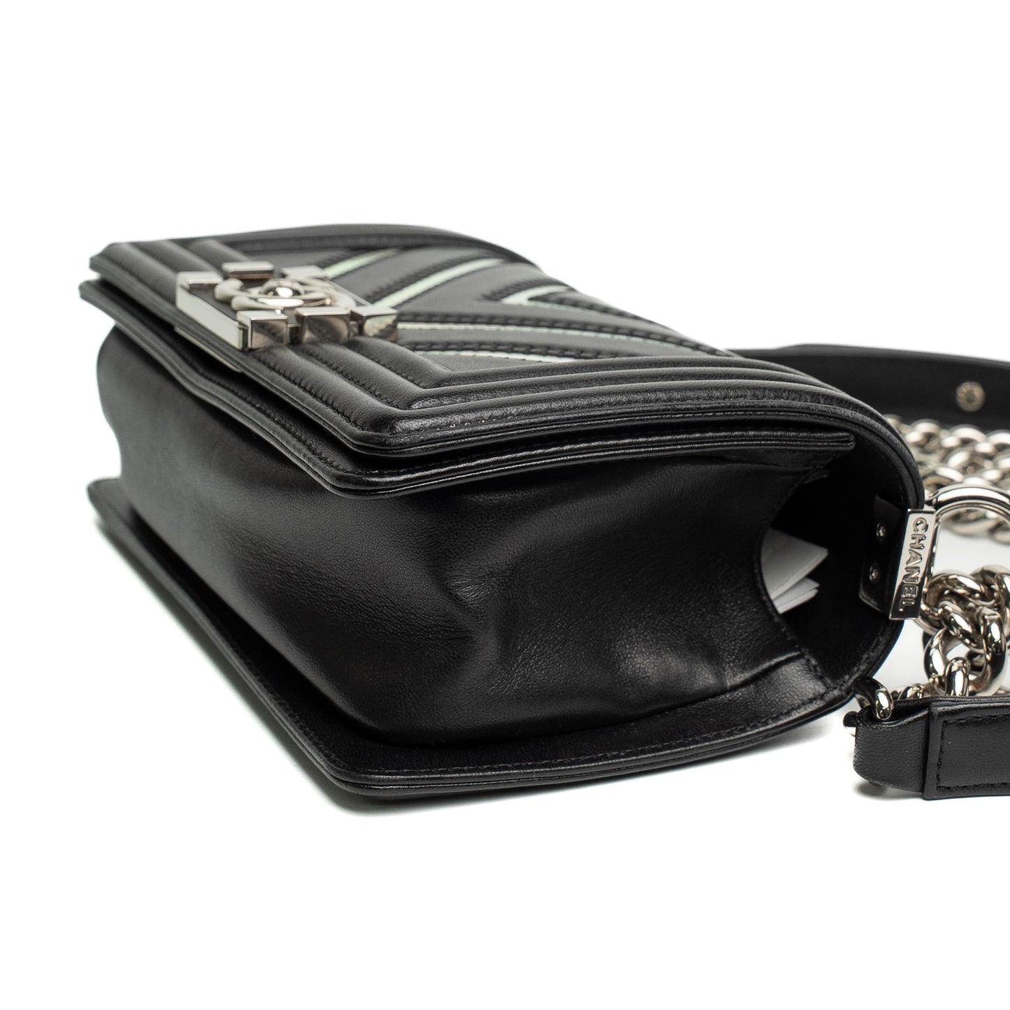 Chanel Boy Chevron Mini Shoulder Bag