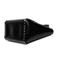 Valentino Garavani Small Rockstud Black Leather Tote