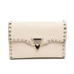 Valentino Rockstud Cream Shoulder Bag
