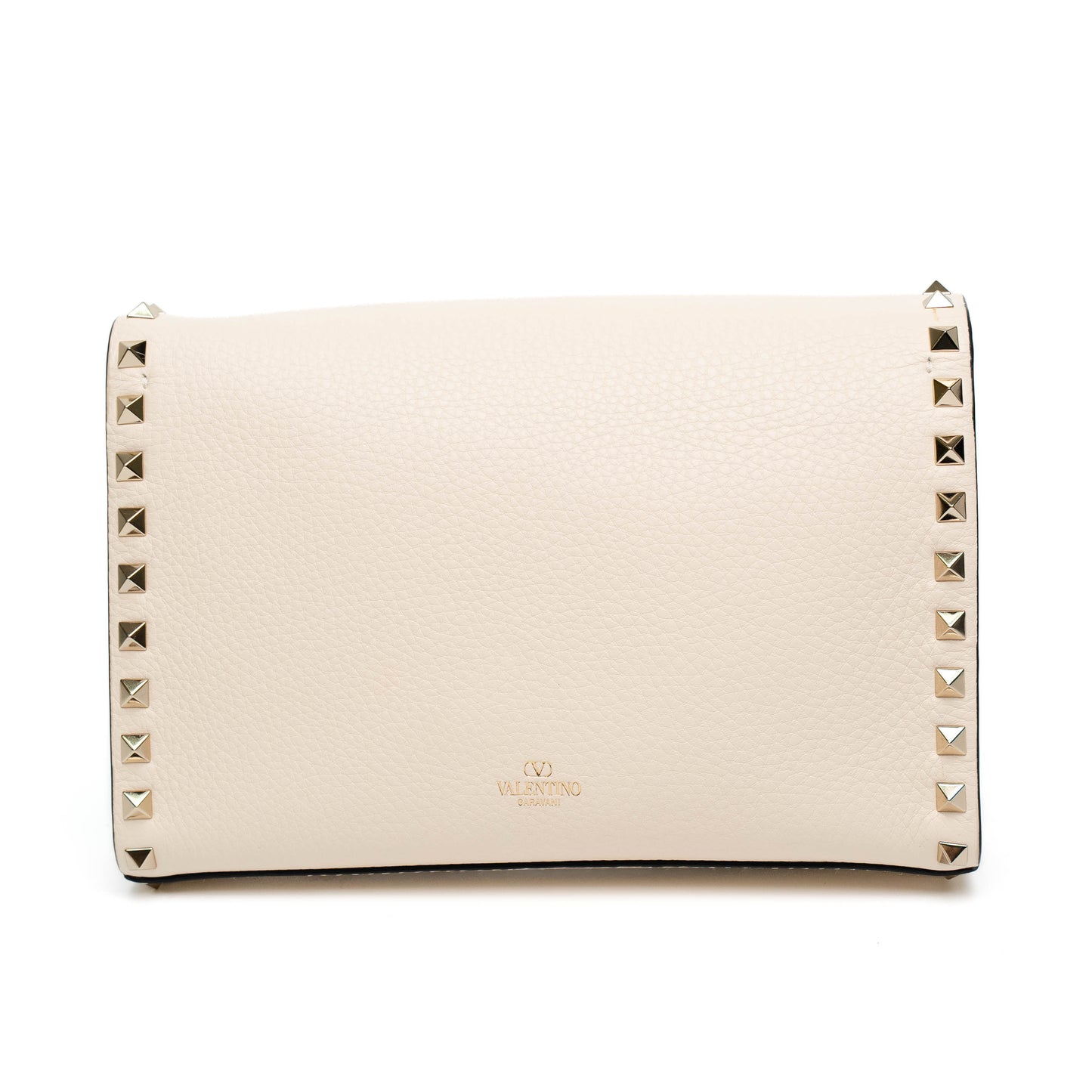 Valentino Rockstud Cream Shoulder Bag