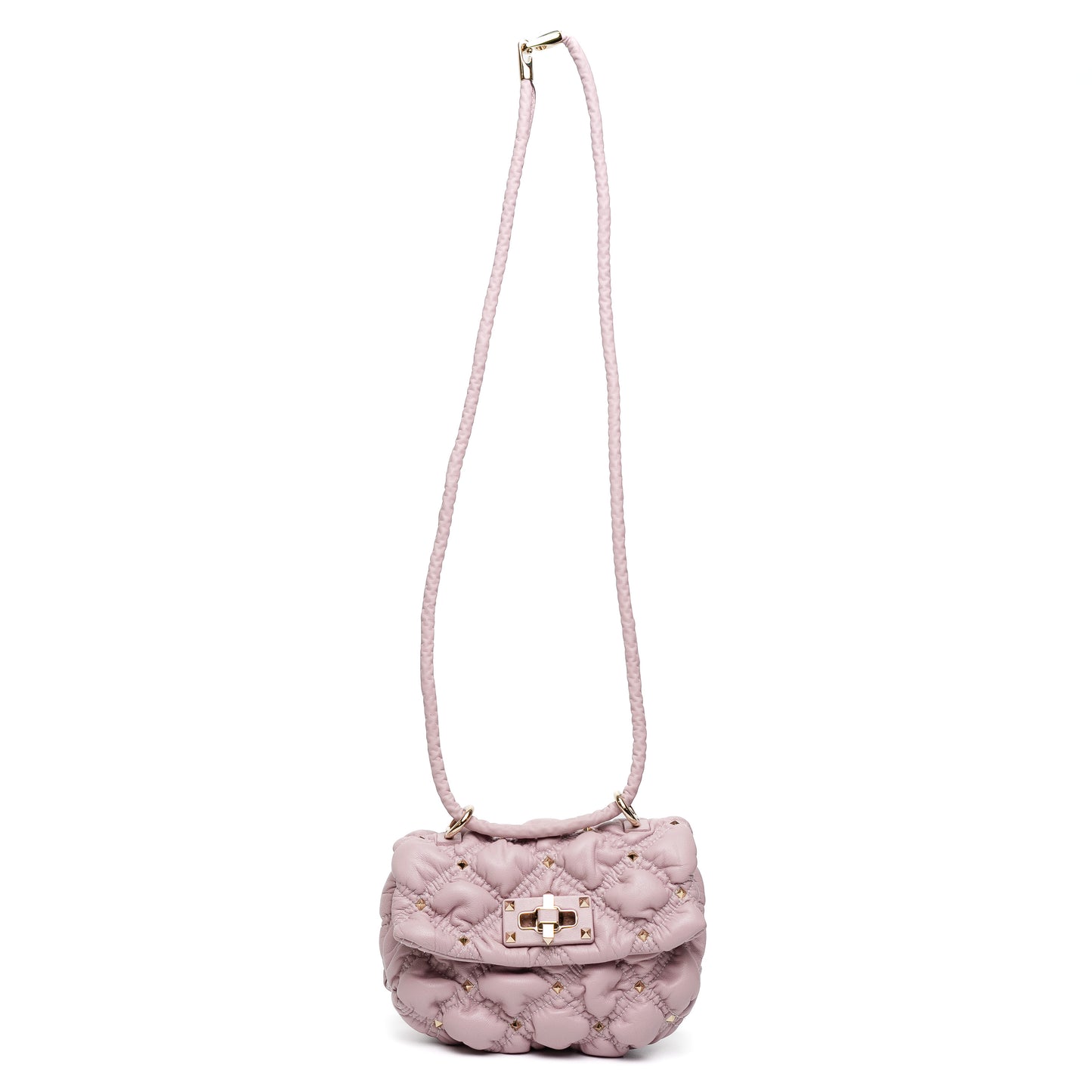 Valentino Pink Rockstud Shoulder Bag
