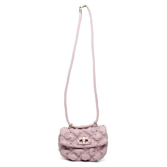 Valentino Pink Rockstud Shoulder Bag