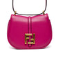 Fendi Pink Leather Shoulder Bag