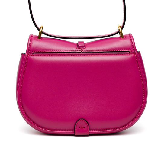 Fendi Pink Leather Shoulder Bag