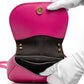 Fendi Pink Leather Shoulder Bag
