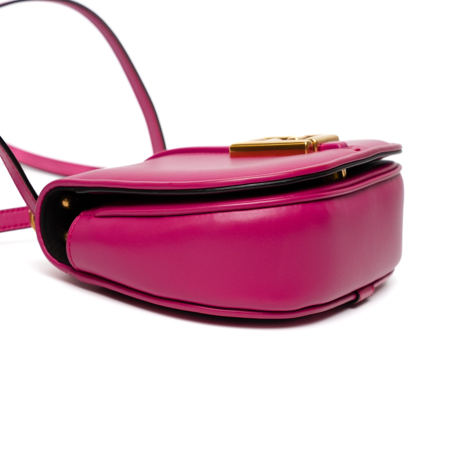 Fendi Pink Leather Shoulder Bag
