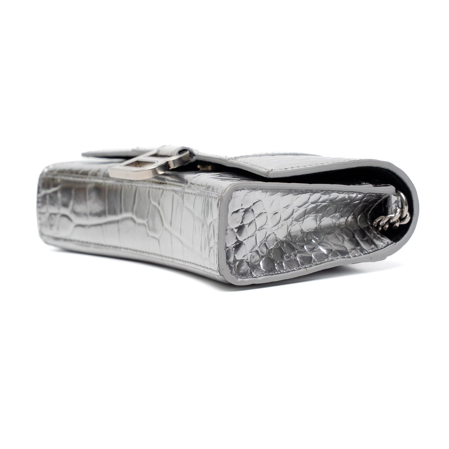 Balenciaga Metallic Hourglass Chain Bag