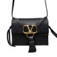 Valentino V Ring Black Crossbody Bag