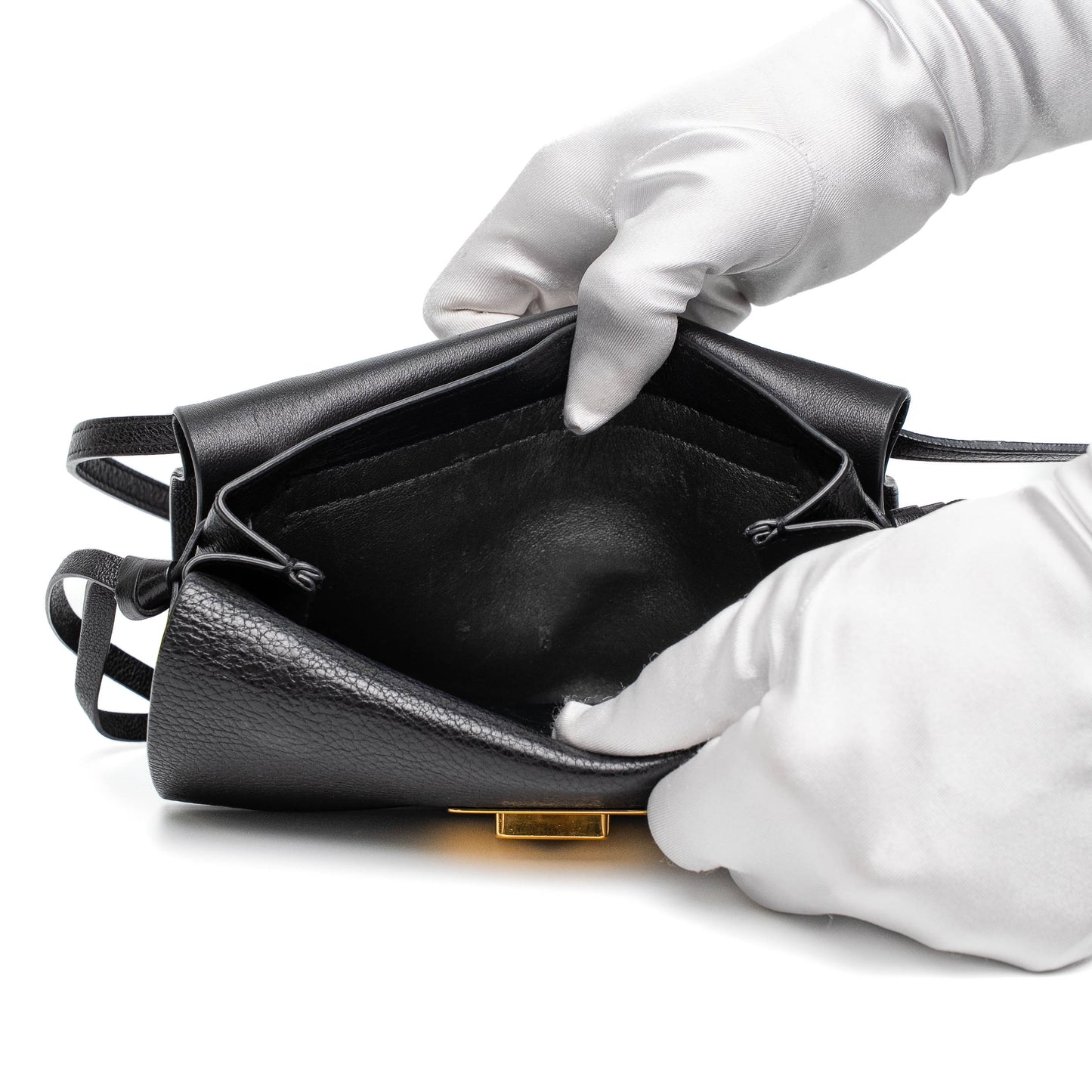 Valentino V Ring Black Crossbody Bag