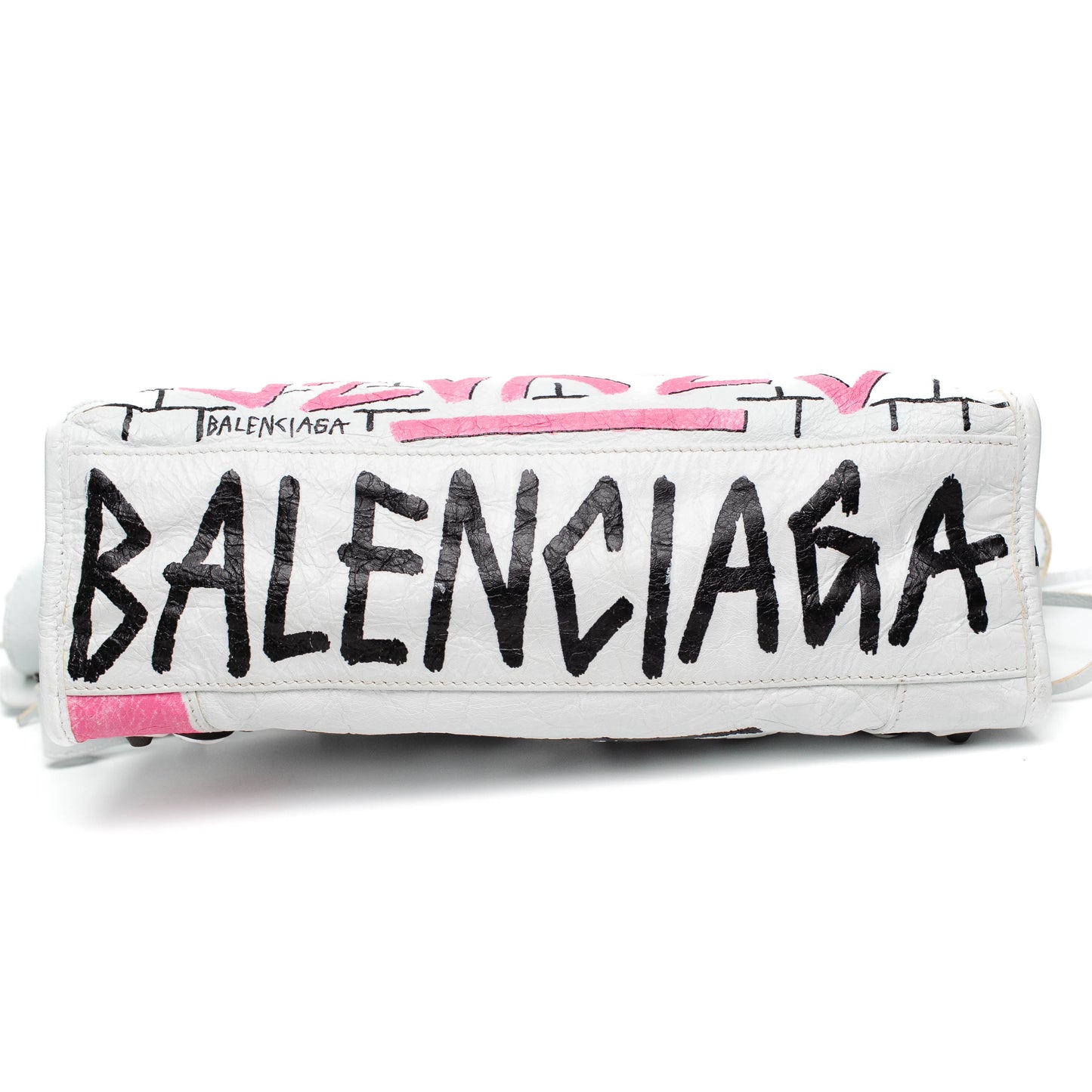 Balenciaga Mini City Graffiti Two Way Bag