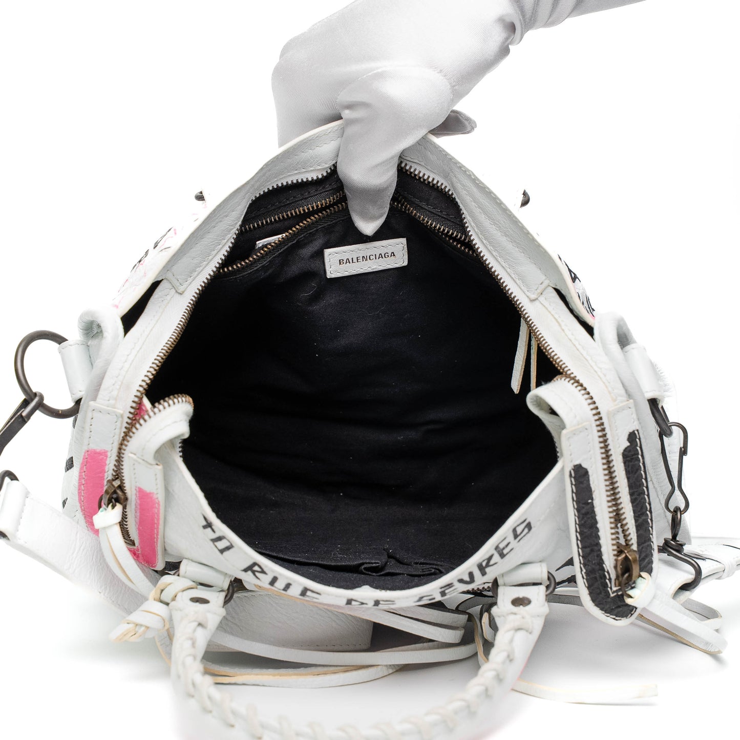 Balenciaga Mini City Graffiti Two Way Bag