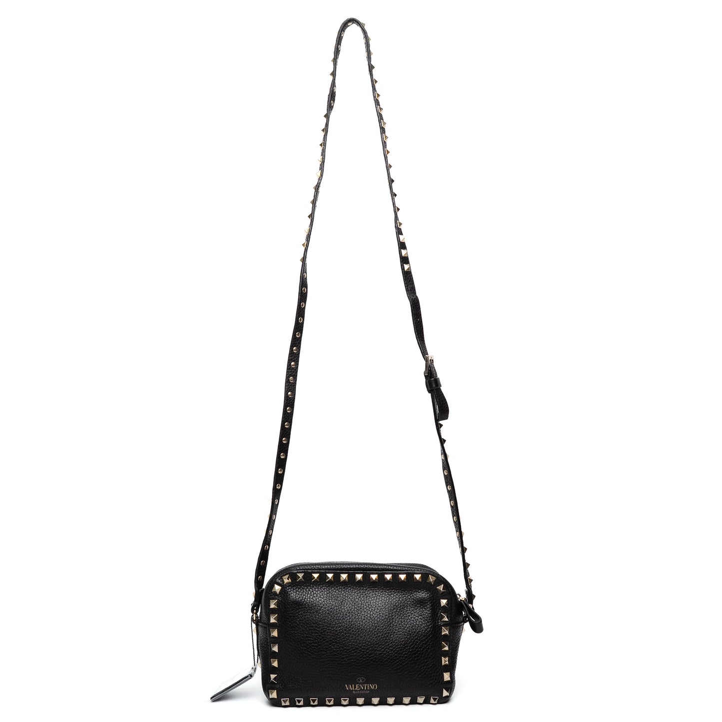 Valentino Rockstud Black Camera Bag