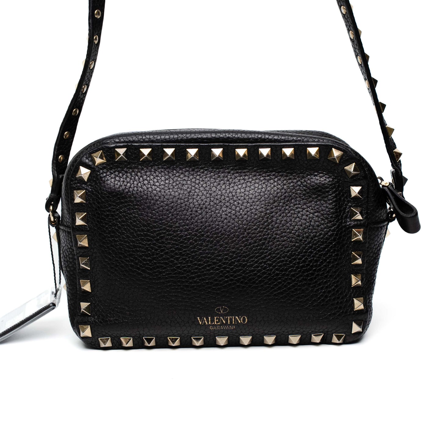 Valentino Rockstud Black Camera Bag