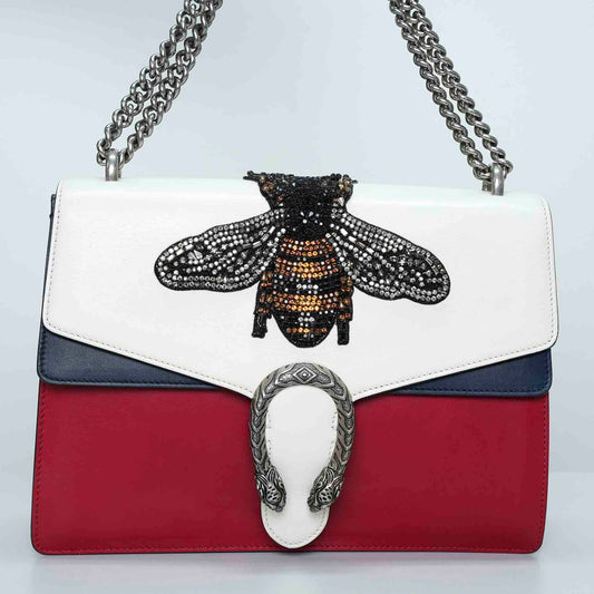 Gucci Dionysus Embellished Bee Shoulder Bag