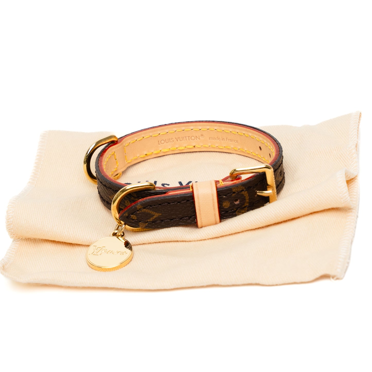 Louis Vuitton Monogram Dog Collar