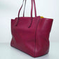 Gucci Raspberry Calfskin Swing Tote