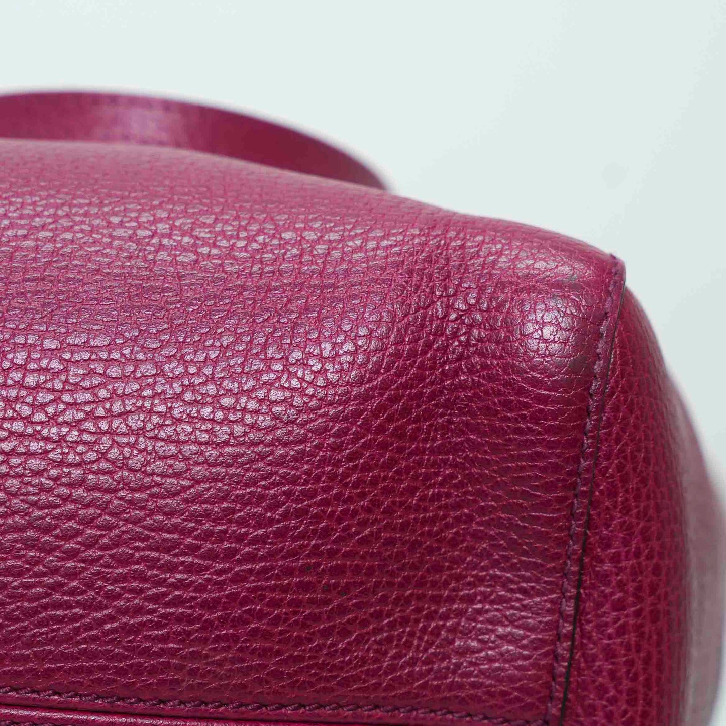 Gucci Raspberry Calfskin Swing Tote