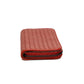 Bottega Veneta Red Intrecciato Zip Wallet