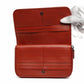 Bottega Veneta Red Intrecciato Zip Wallet