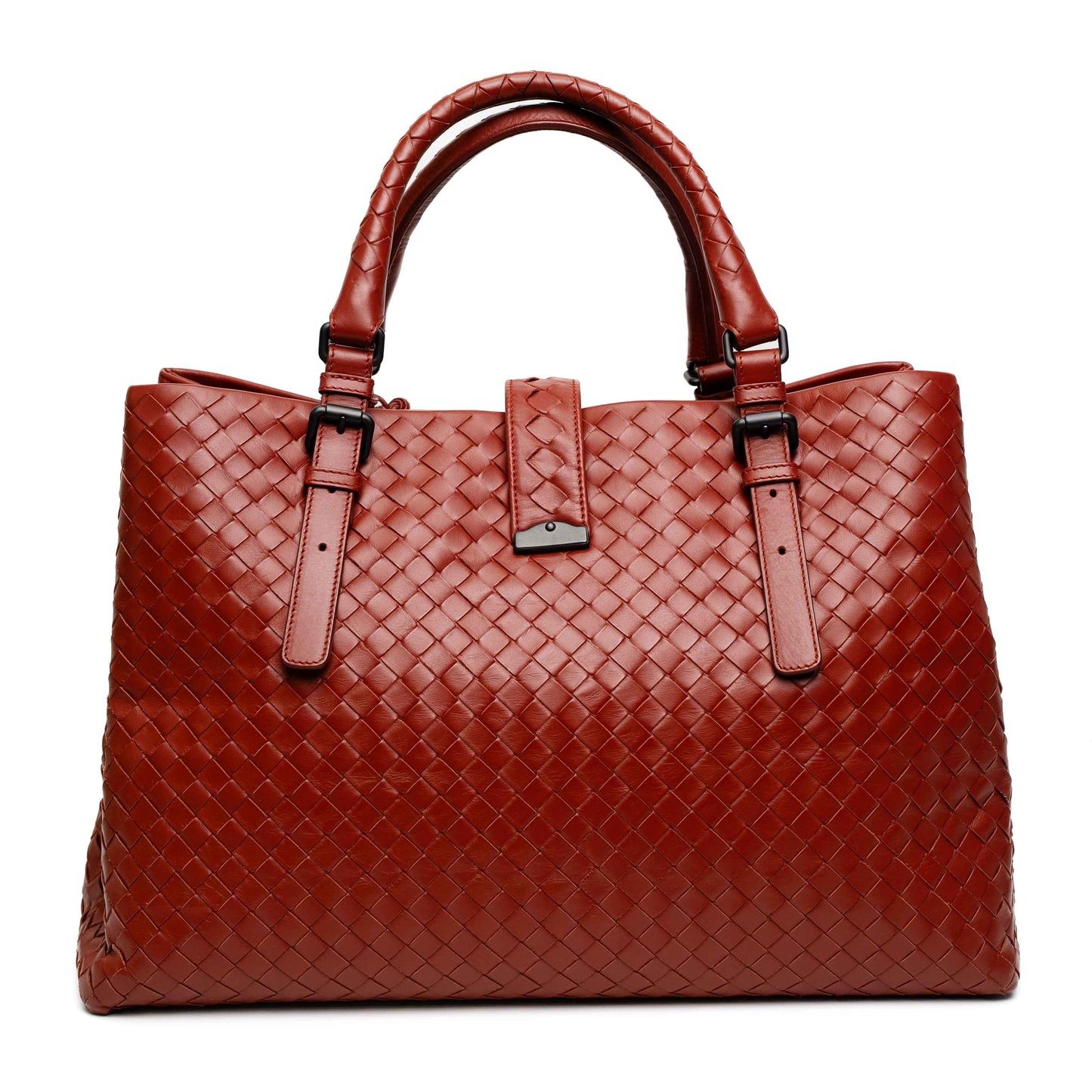 Bottega Veneta Small Roma Woven Satchel