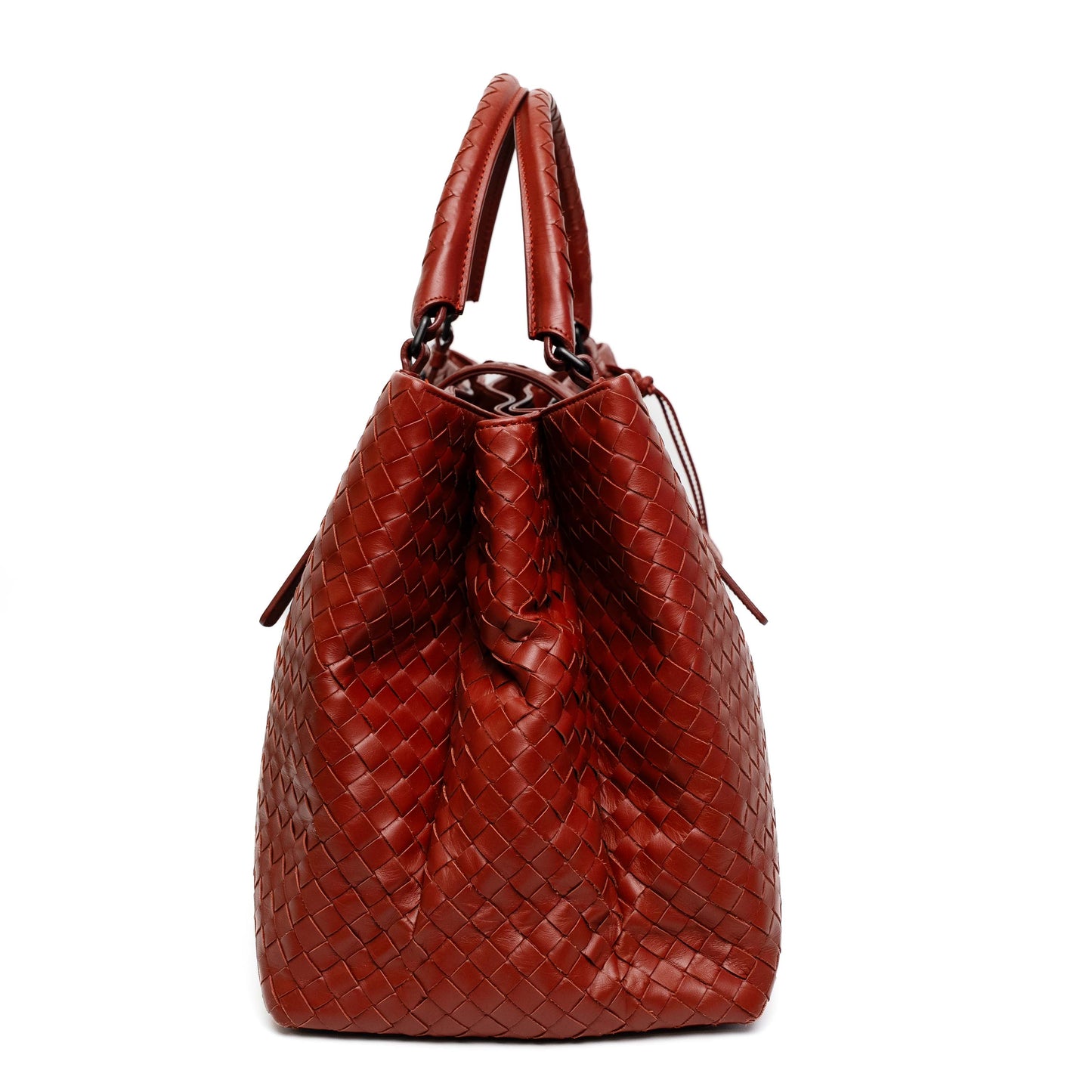Bottega Veneta Small Roma Woven Satchel