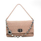 Miu Miu Cammeo Pink Matelasse Crystal Shoulder Bag