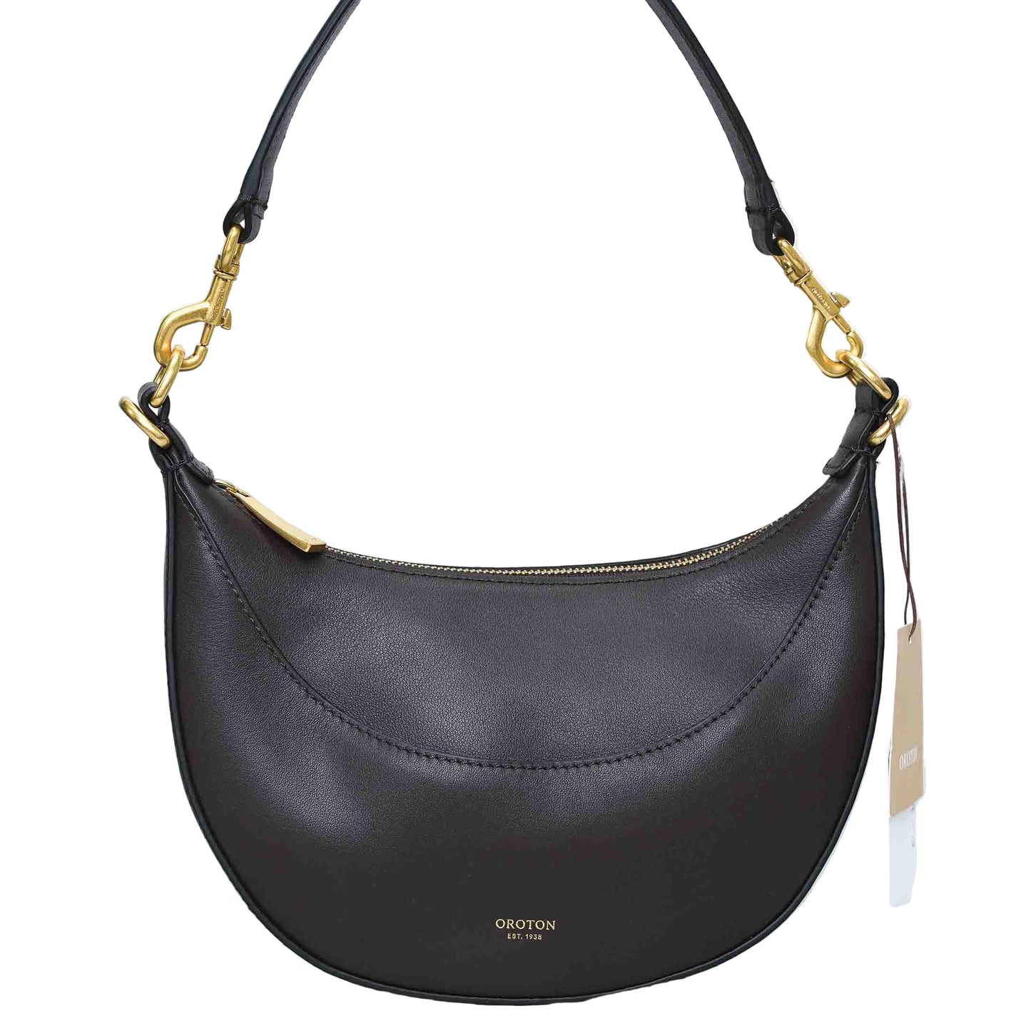 Oroton Florence Small Bag – Mahogany Leather