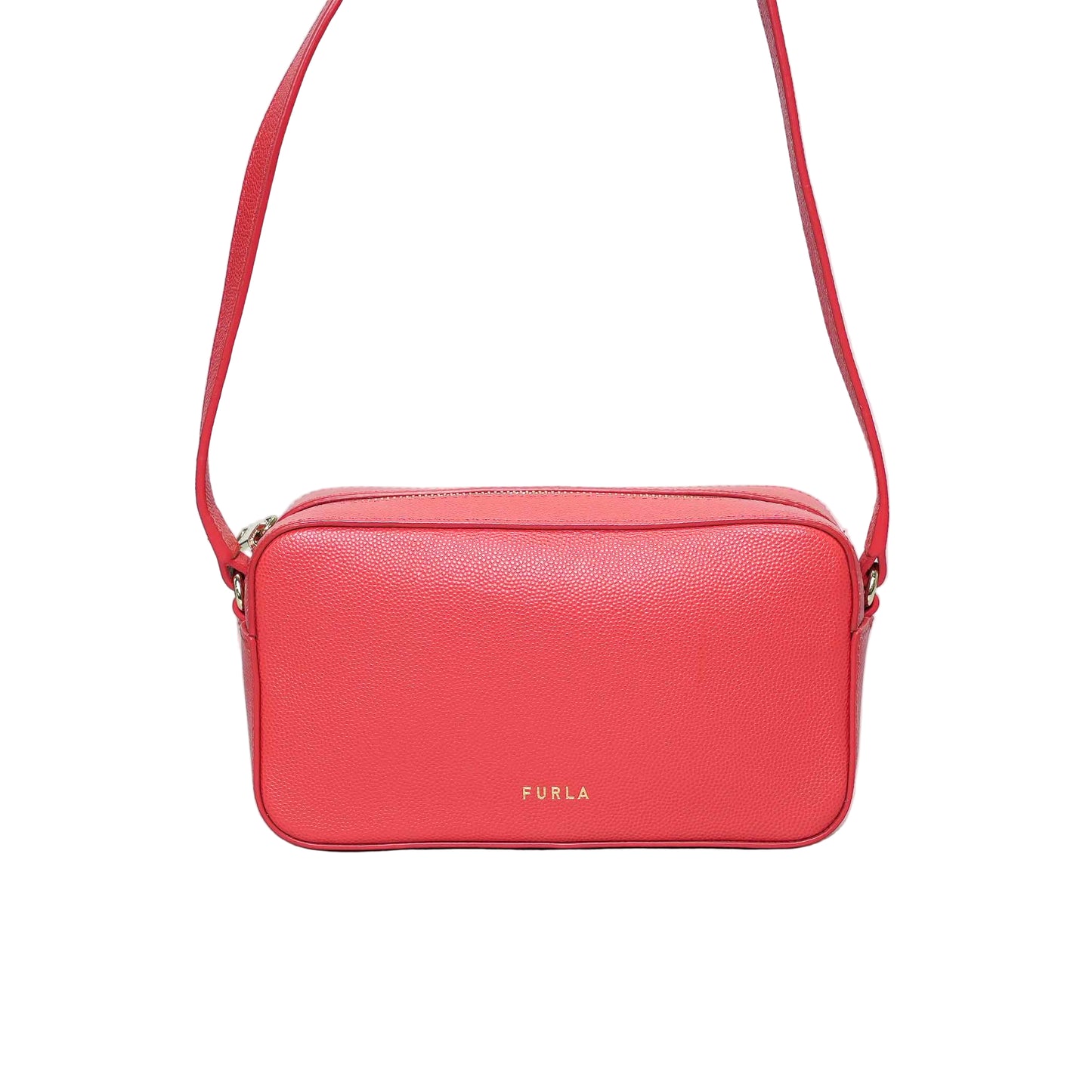Furla Mini Tangerine Leather Bag