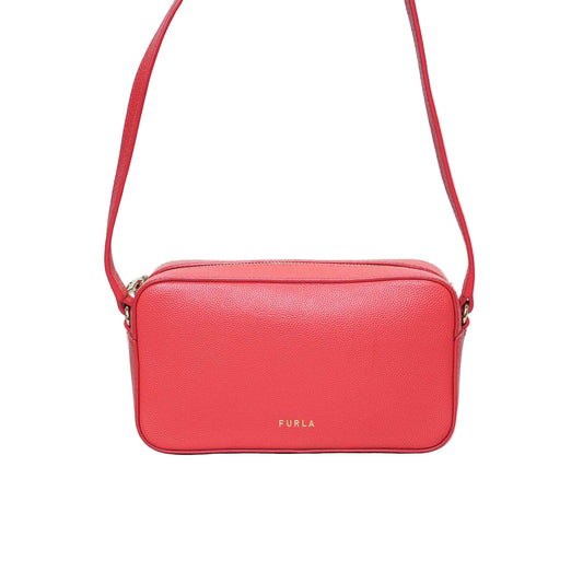 Furla Mini Tangerine Leather Bag