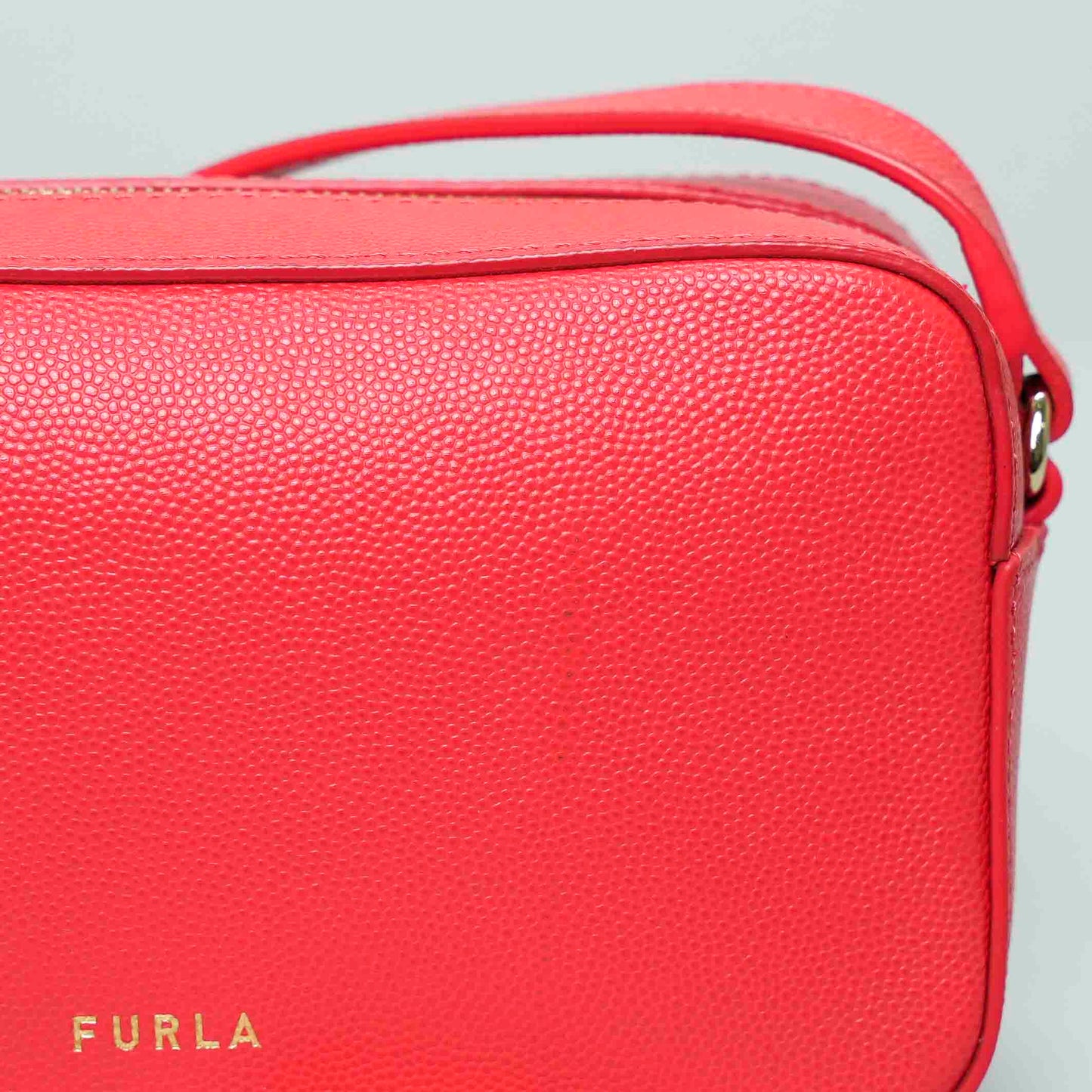 Furla Mini Tangerine Leather Bag