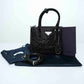 Prada Galleria Crystal-Embellished Mini Bag