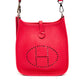 Hermes Mini Evelyne Rouge De Coeur Clemence