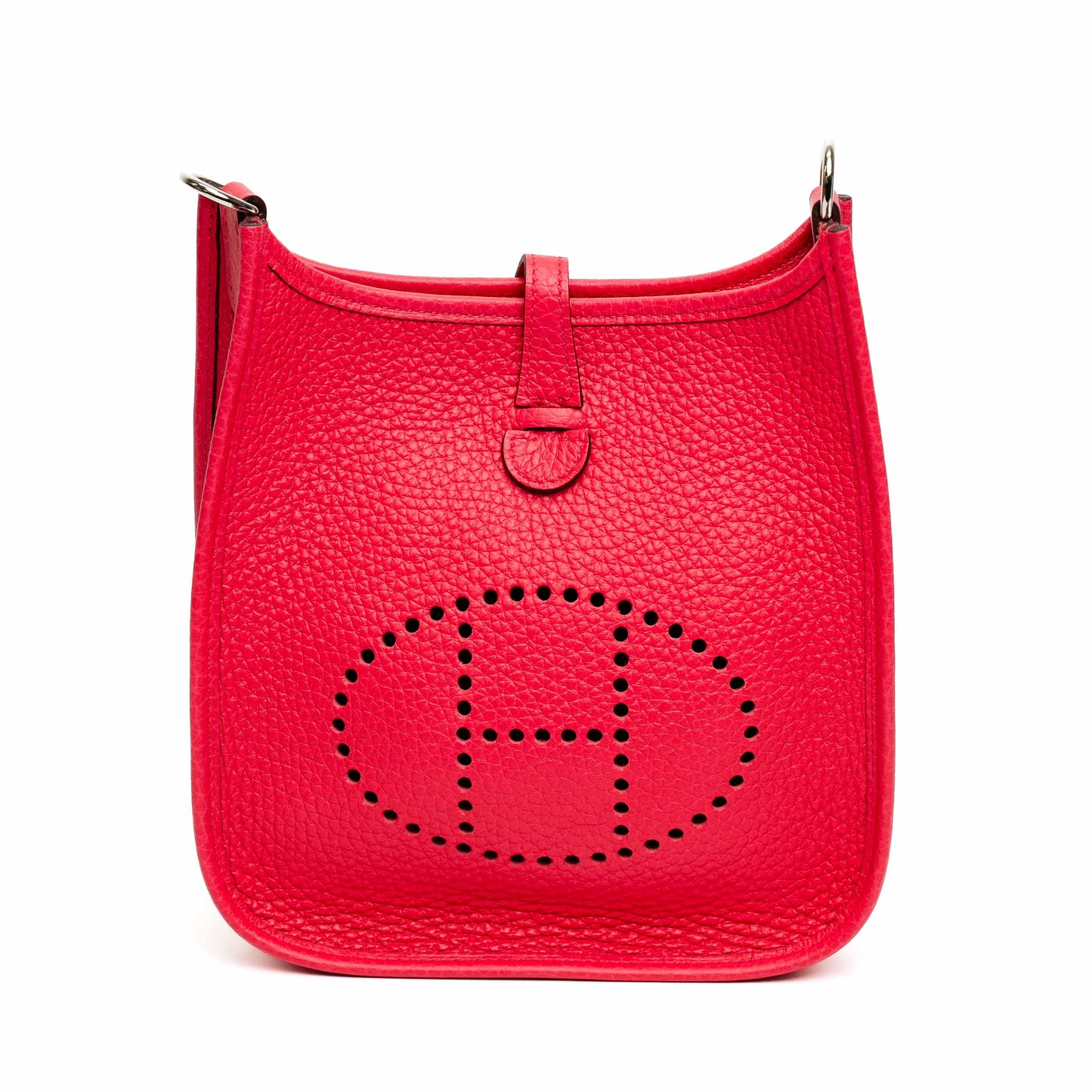 Hermes Mini Evelyne Rouge De Coeur Clemence