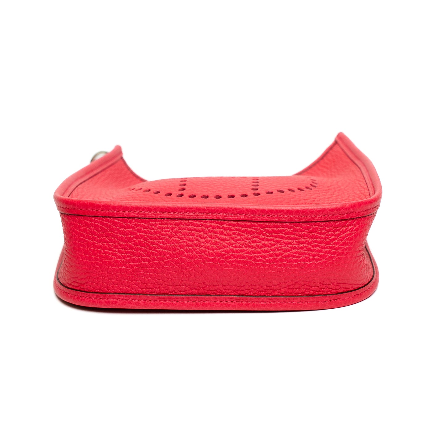 Hermes Mini Evelyne Rouge De Coeur Clemence
