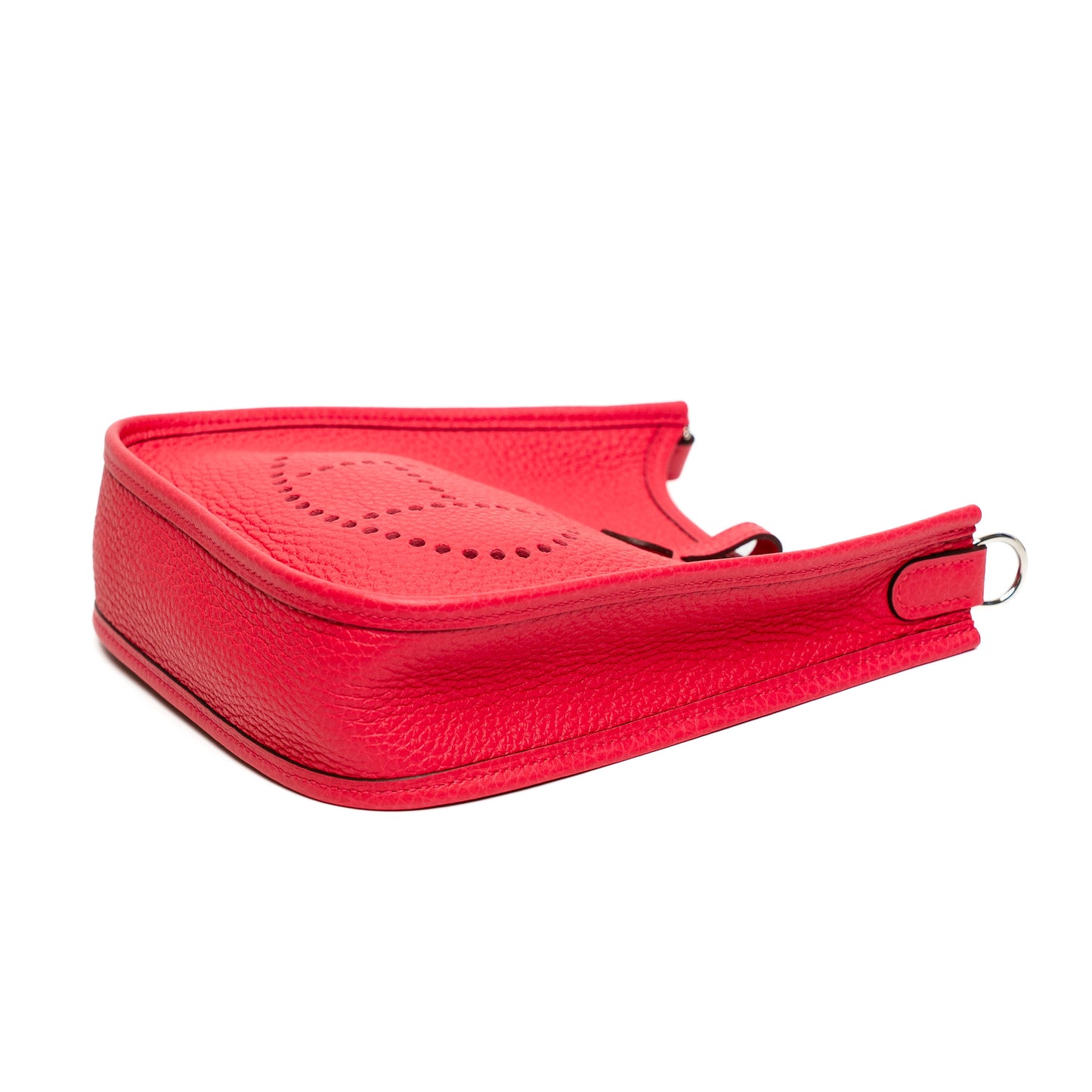 Hermes Mini Evelyne Rouge De Coeur Clemence