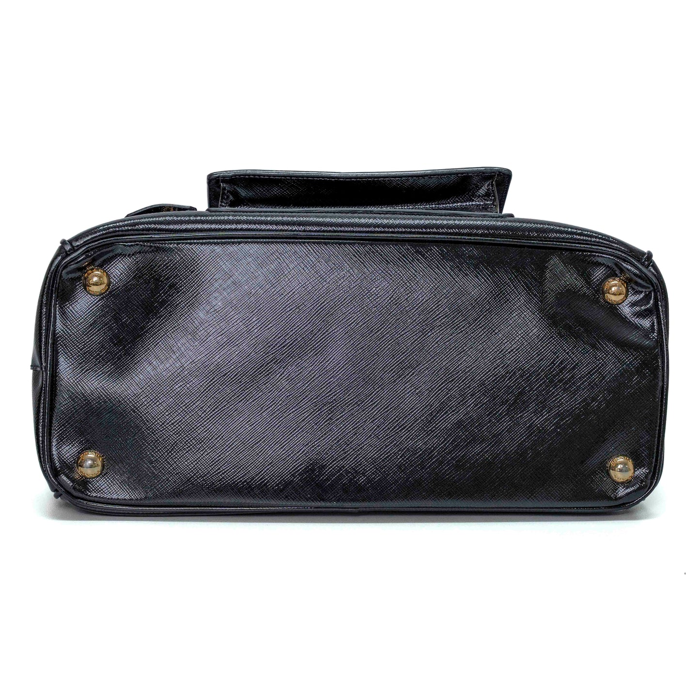 Prada Nero Saffiano Vernice Tote