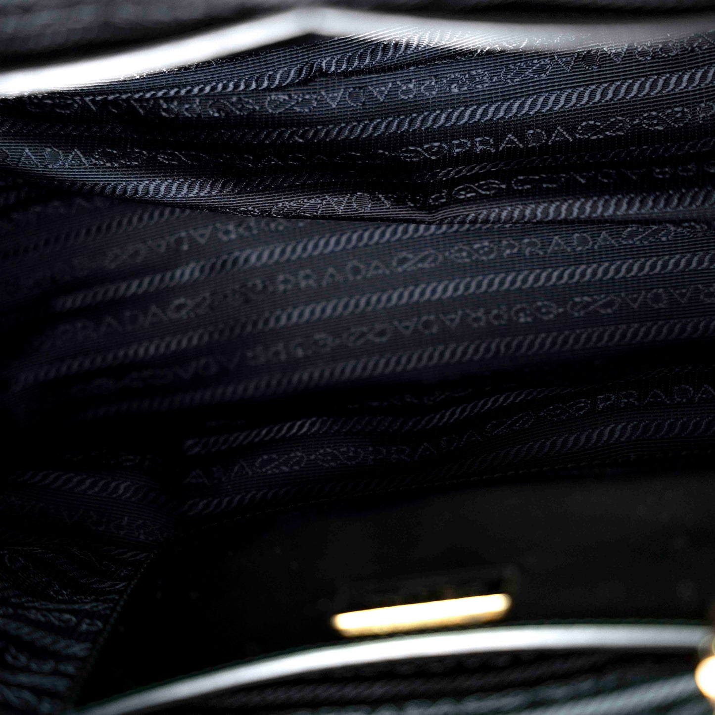 Prada Nero Saffiano Vernice Tote