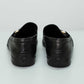 Versace Black Leather Medusa Slip-On Dress Loafers