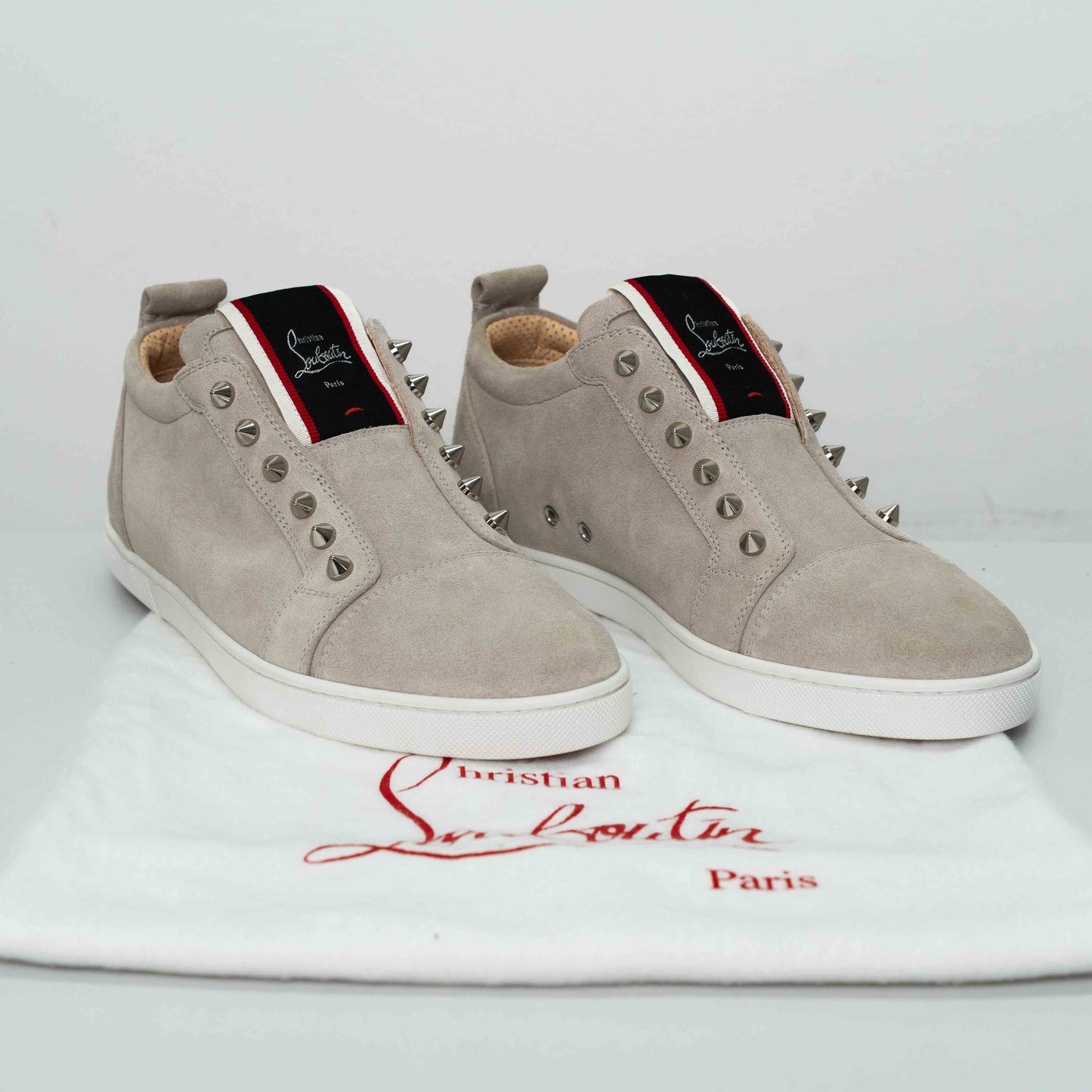 Christian Louboutin Saharienne Spiked Sneakers