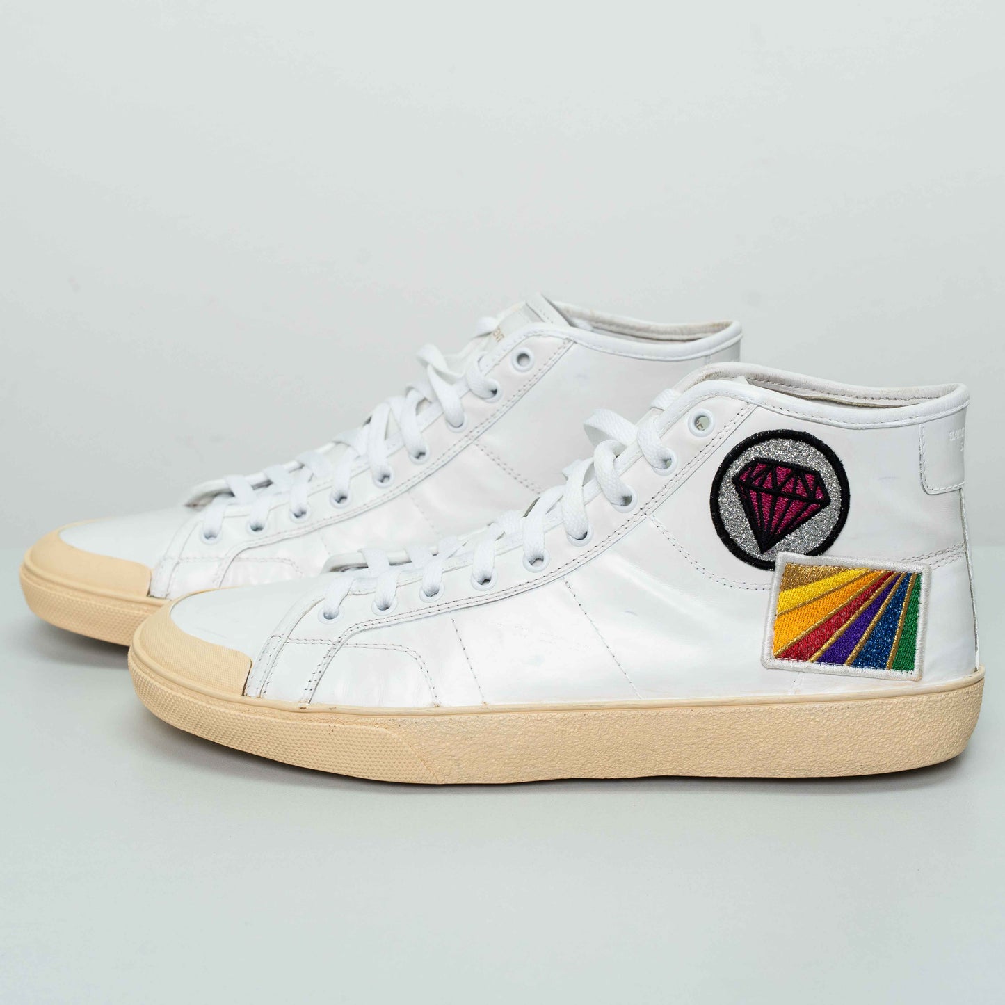 Saint Laurent SL/10H Rainbow Patch Sneakers