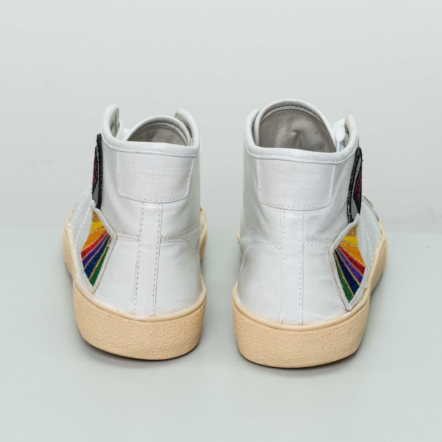 Saint Laurent SL/10H Rainbow Patch Sneakers