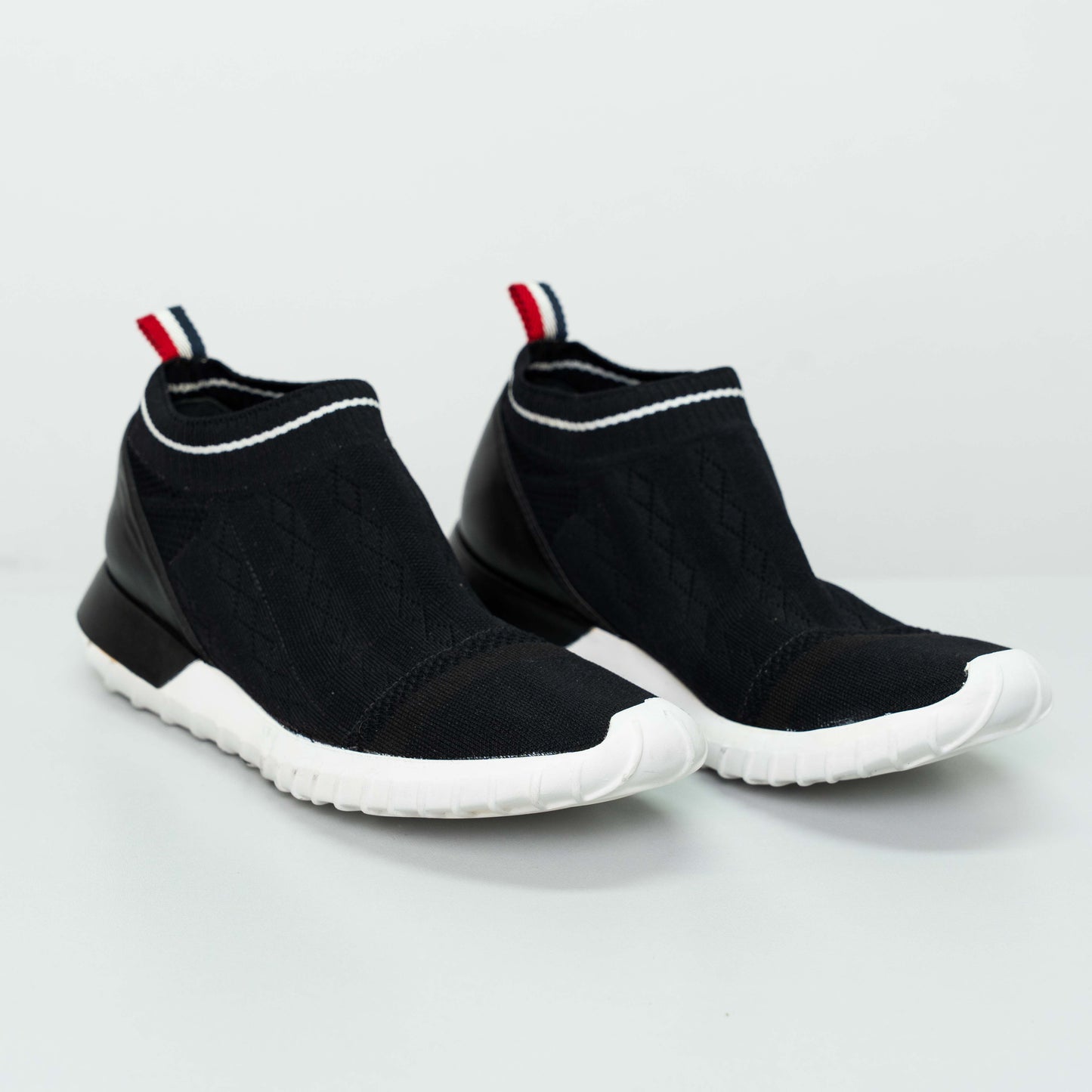 Moncler Black Slip-On Sneakers